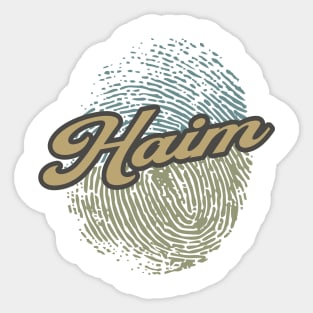 Haim Fingerprint Sticker